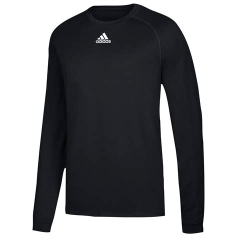 adidas Men's Black Long Sleeve Shirts 